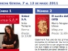 Semana del 7 al 13 de marzo 2011