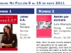 Semana del 9 al 15 de mayo 2011