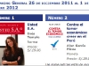 Semana del 26 de diciembre 2011 al 1 de enero 2012