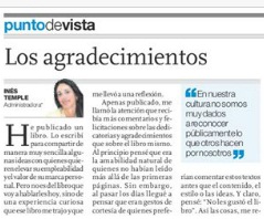 Los agradecimientos