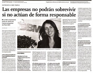 Las empresas no podrán sobrevivir si no actúan de forma responsable