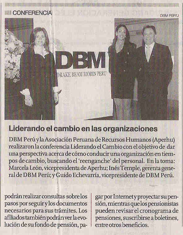 Liderando el cambio en las organizaciones