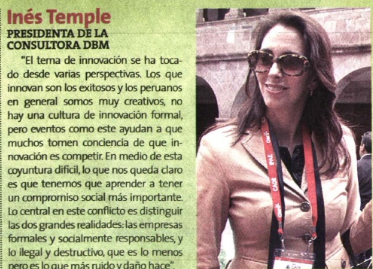 Inés Temple en el CADE