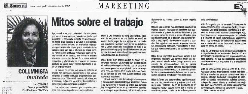 Mitos Sobre el Trabajo