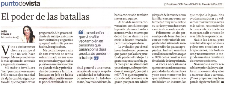 El poder de las batallas