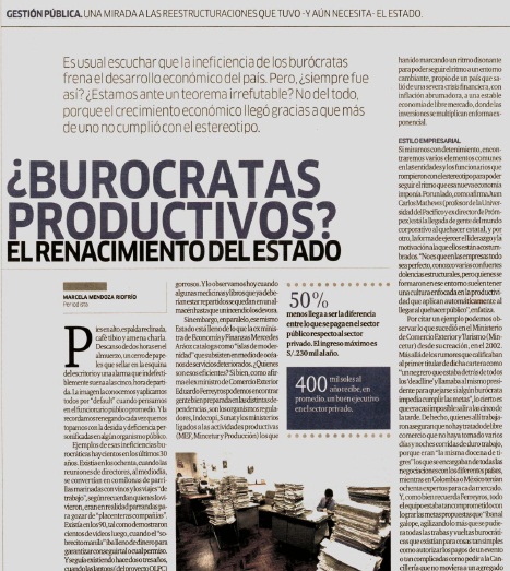 ¿Burócratas productivos? El renacimiento del estado
