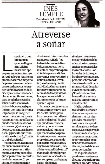 Atreverse a soñar