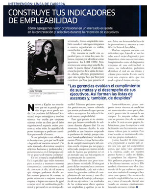 Construye tus indicadores de empleabilidad